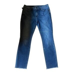 Rock & Republic FIXX Denim Jeans Womens Size 14 M‎ Medium Wash Studded